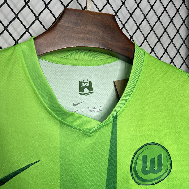 Camisa Wolfsburg home 24/25 - Versão  Torcedor Masculina - Verde