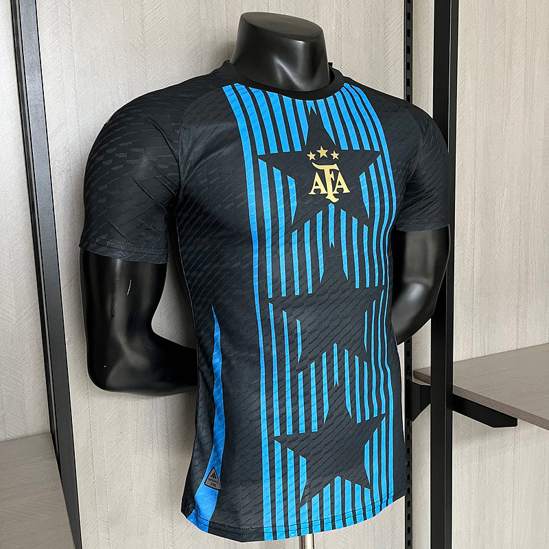 Camisa Argentina - Edição Especial 24/25 - Adidas Versão Jogador - Preto/Azul