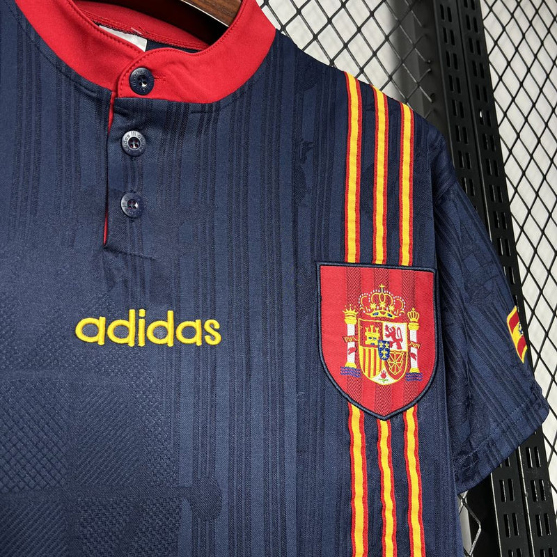 Camisa Espanha Reserva 1996 - Versão Retro