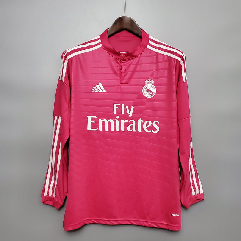 Camisa Real Madrid Reserva 14/15 - Versão Retro Manga Comprida