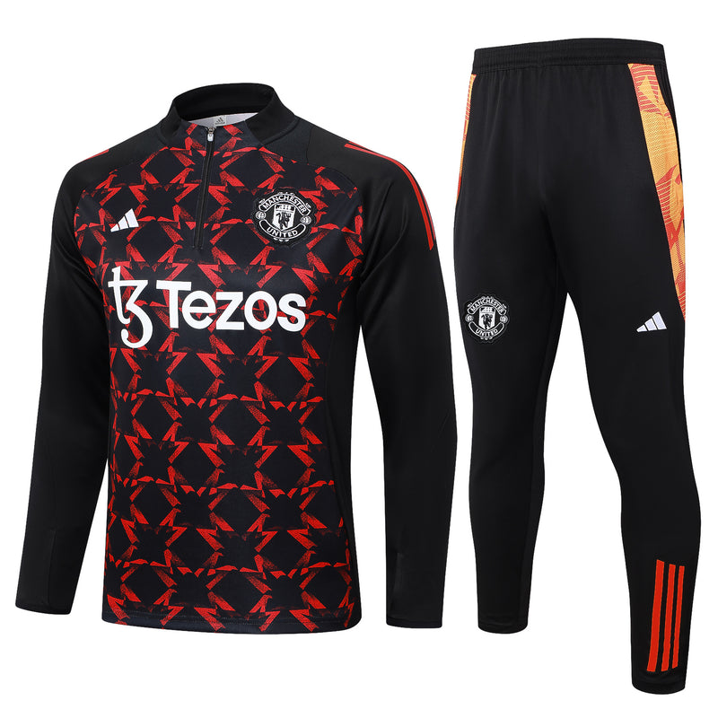 Conjunto de treino Manchester United Titular 24/25 - Adidas