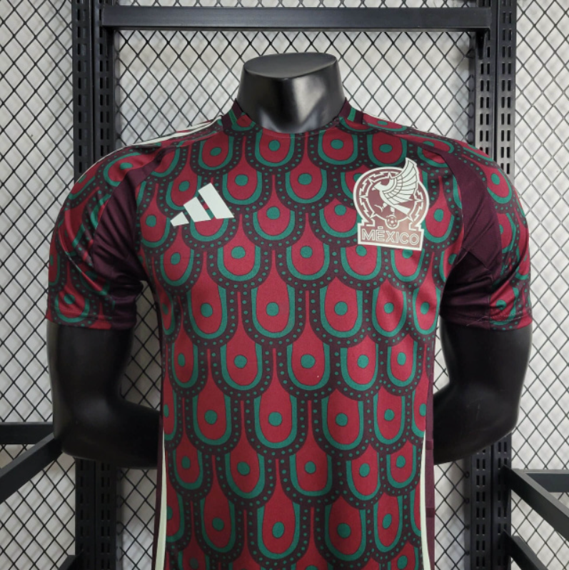 Camisa México - 24/25 - Versão Jogador - Vinho