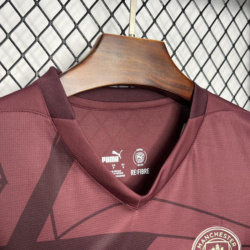 Camisa Manchester City 24/25 - Versão Torcedor - Vinho