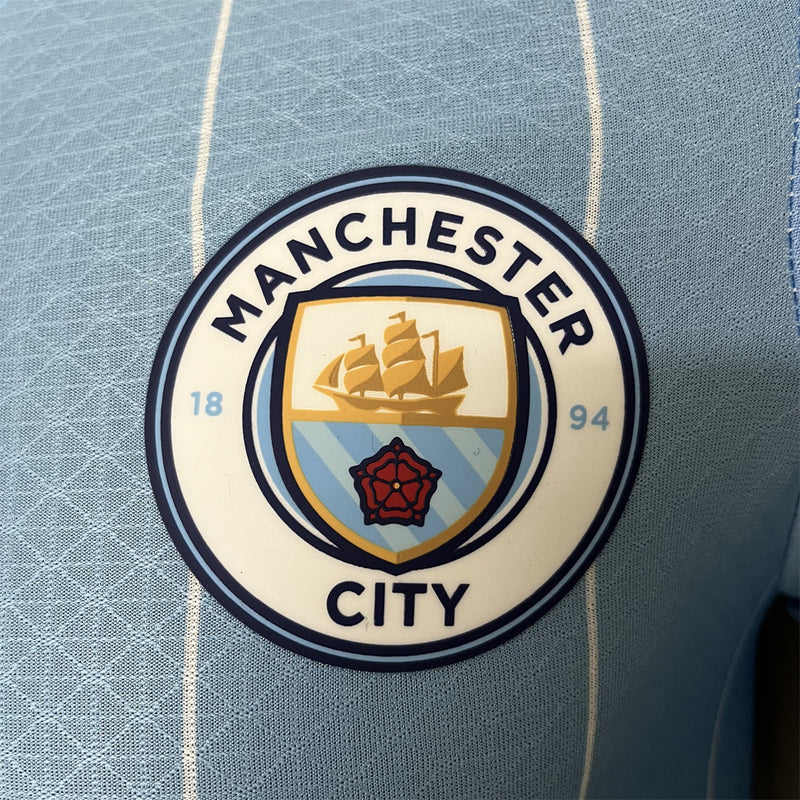 Camisa Manchester City Home 24/25 Puma Versão Jogador - Lançamento