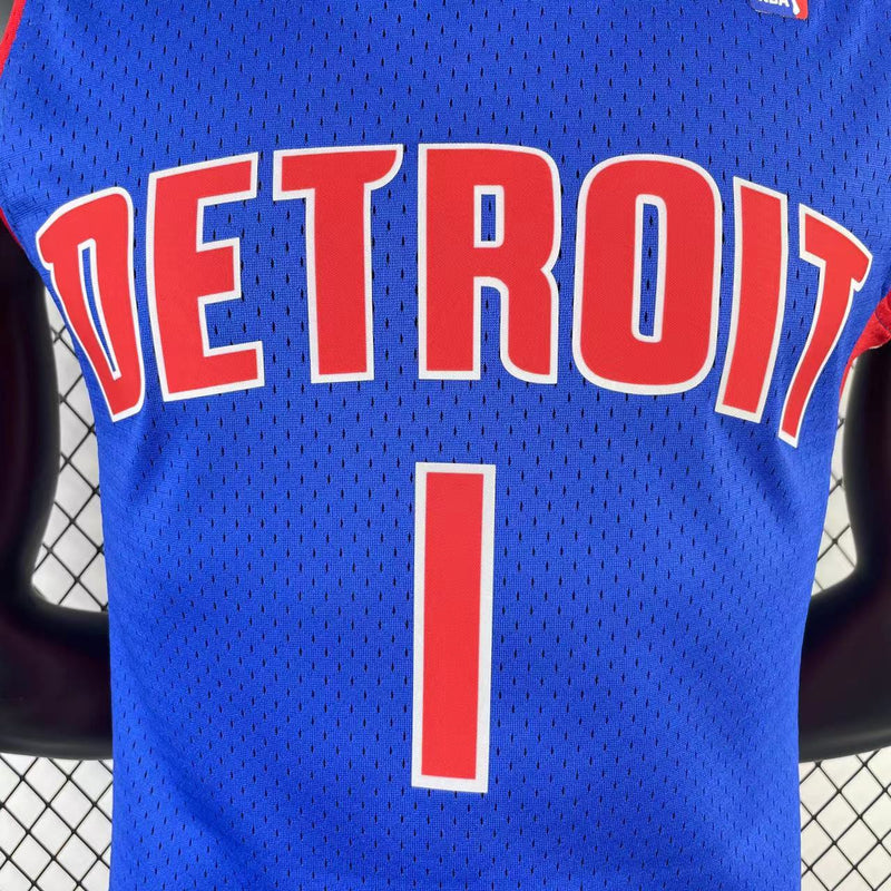 Camisa Detroit pinstons 08/09 Mitchell & Ness retrô