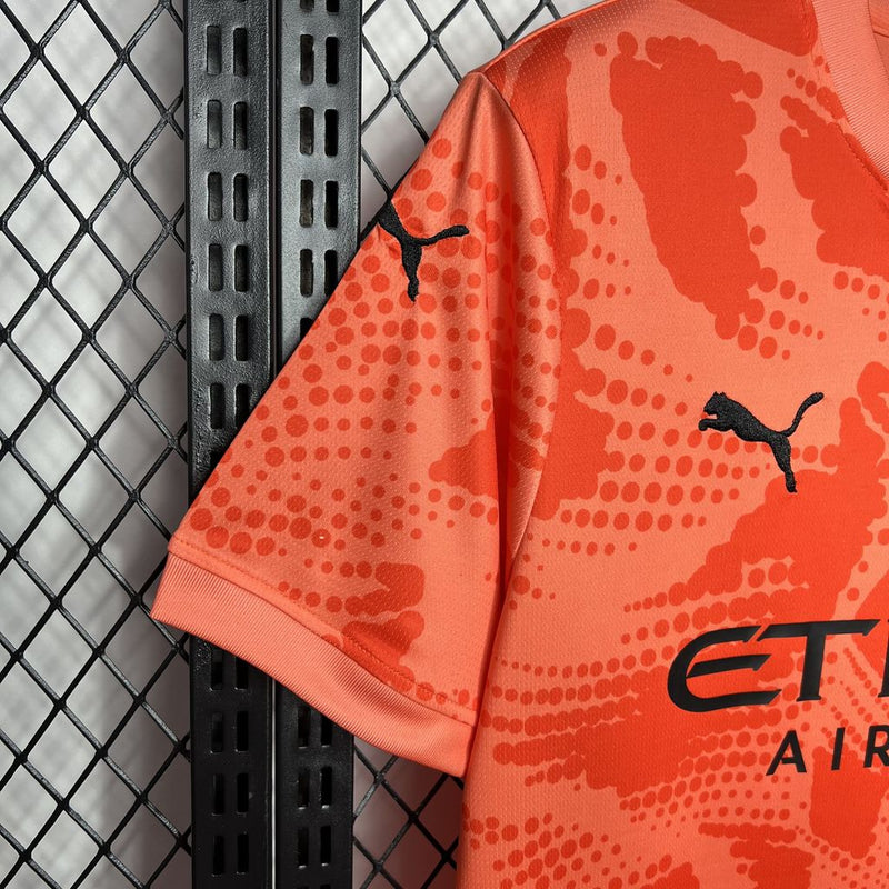 Camisa Manchester City 24/25 - Versão Torcedor - Laranja