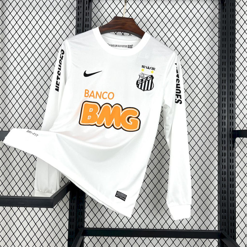 Camisa Santos Home 11/12 - Versão Retro Manga Comprida