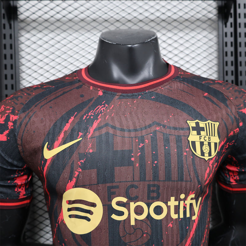 Camisa Barcelona - Edição Especial 24/25 - Nike Versão Jogador - Vinho