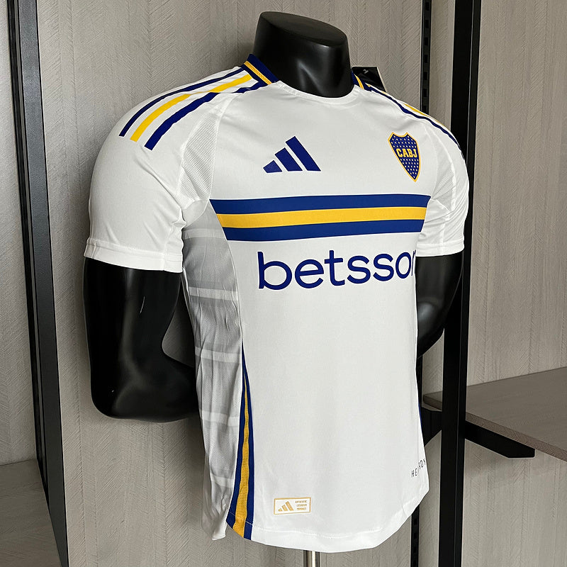 Camisa Boca Juniors Titular 24/25 - Versão Jogador - Branco