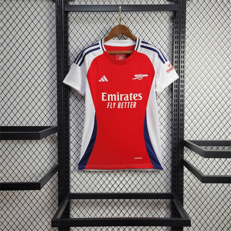 Camisa Arsenal Titular 24/25 - Adidas Versão Feminina - Lançamento