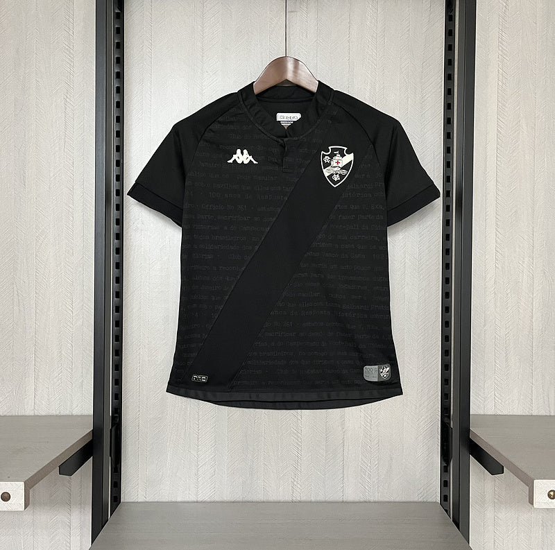 Camisa Vasco Edição Especial Balck 24/25 Kappa Feminina - Lançamento