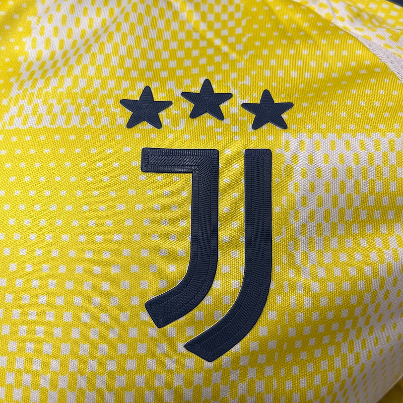 Camisa Juventus Away - 24/25 - Versão Jogador - Amarelo