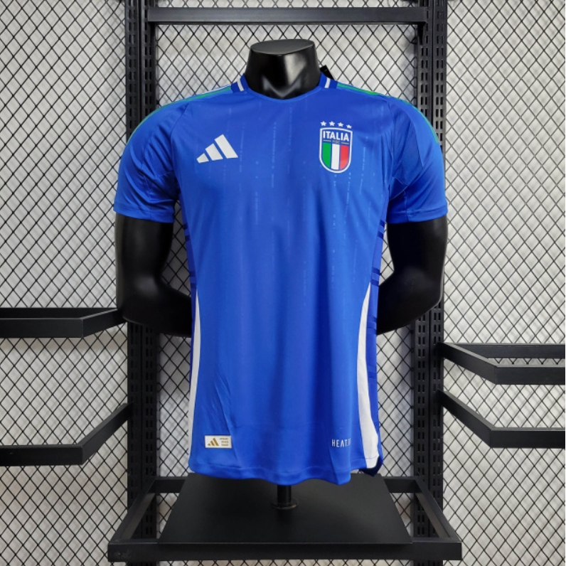 Camisa Itália - 24/25 - Versão Jogador - Azul