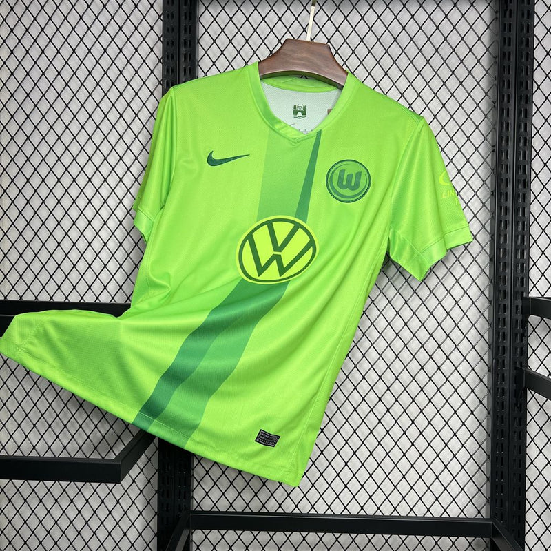 Camisa Wolfsburg home 24/25 - Versão  Torcedor Masculina - Verde