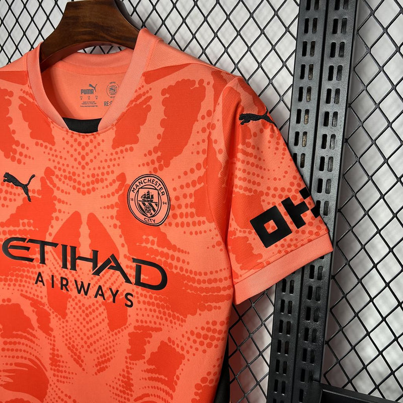 Camisa Manchester City 24/25 - Versão Torcedor - Laranja