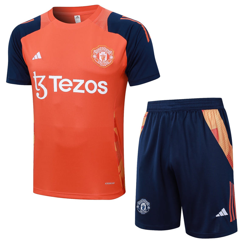 Conjunto de treino Manchester United Titular 24/25 C/Bolsos - Adidas