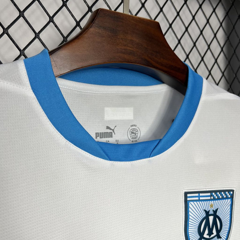 Camisa Olympique de Marseille Titular 24/25 - Versão Torcedor