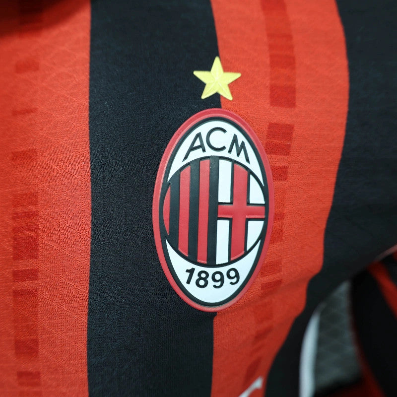 Camisa Ac de Milan Home 23/24 - Versão Jogador Manga Longa