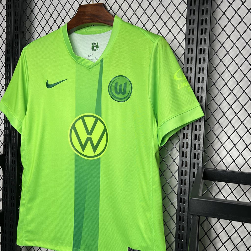 Camisa Wolfsburg home 24/25 - Versão  Torcedor Masculina - Verde