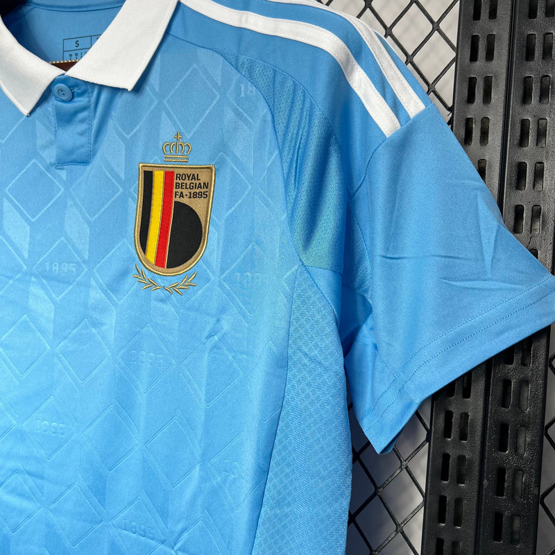 Camisa Bélgica Titular 24/25 - Versão Torcedor - Azul