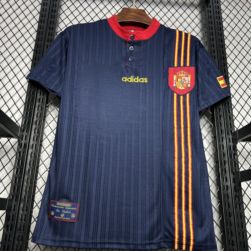 Camisa Espanha Reserva 1996 - Versão Retro