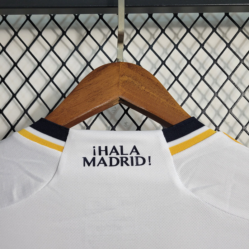 Camisa Real Madrid Titular 23/24 - Adidas Torcedor Manga Longa