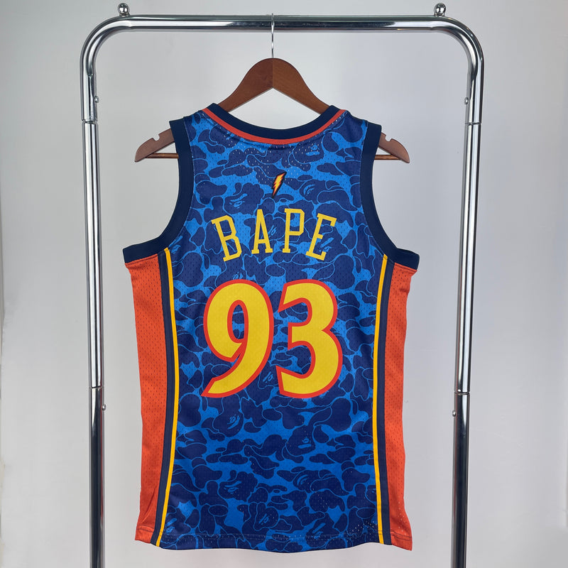 Camisa NBA Golden State Warriors
 09/10 Mitchell & Ness x BAPE retrô