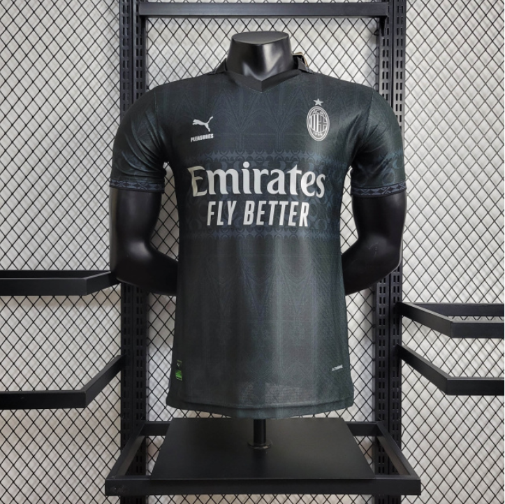 Camisa AC de Milan Black - 24/25 Puma Versão Jogador