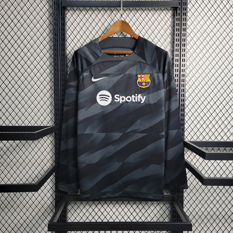 Camisa Barcelona Reserva 23/24 - Nike Torcedor Manga Longa