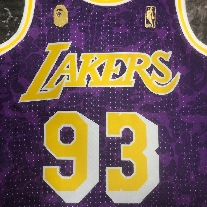 Camisa NBA Los Angeles Lakers  Mitchell & Ness 1993 retrô