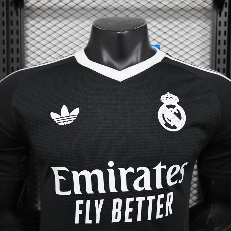 Camisa Real Madrid Away Black - 24/25 - Adidas Versão Jogador - Lançamento