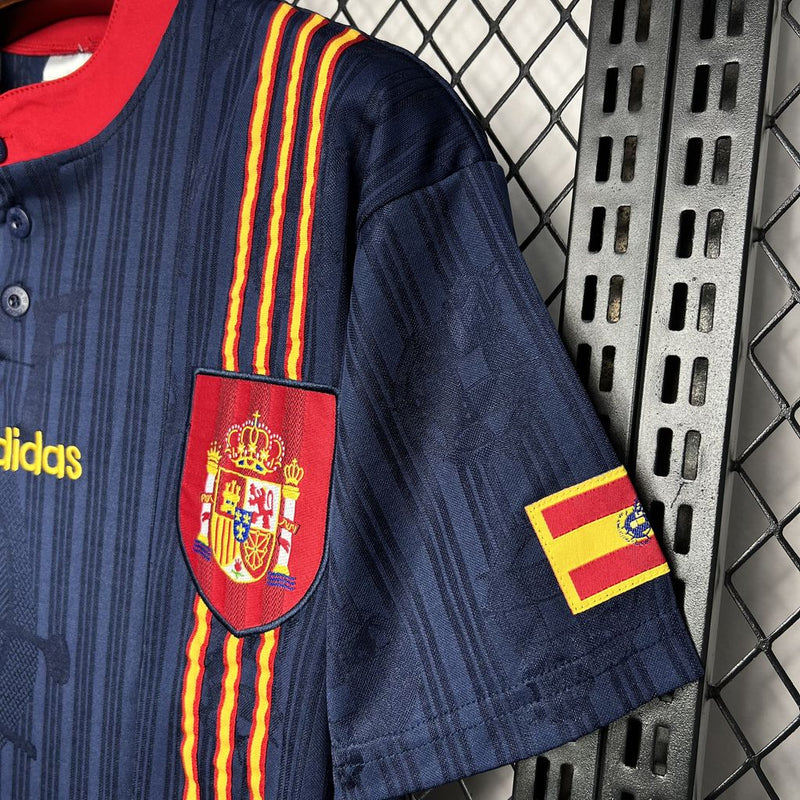 Camisa Espanha Reserva 1996 - Versão Retro