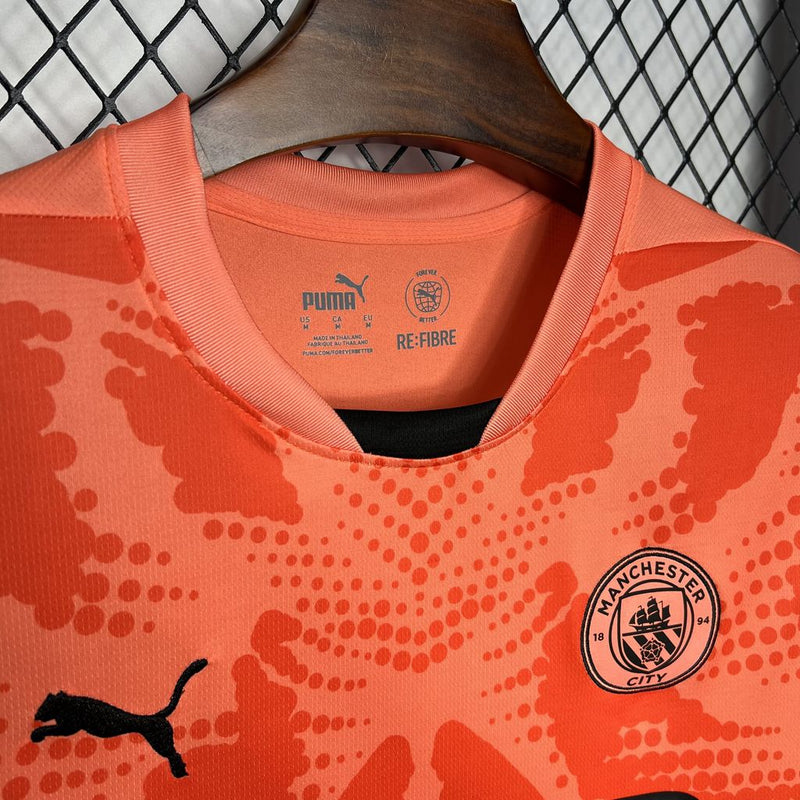 Camisa Manchester City 24/25 - Versão Torcedor - Laranja