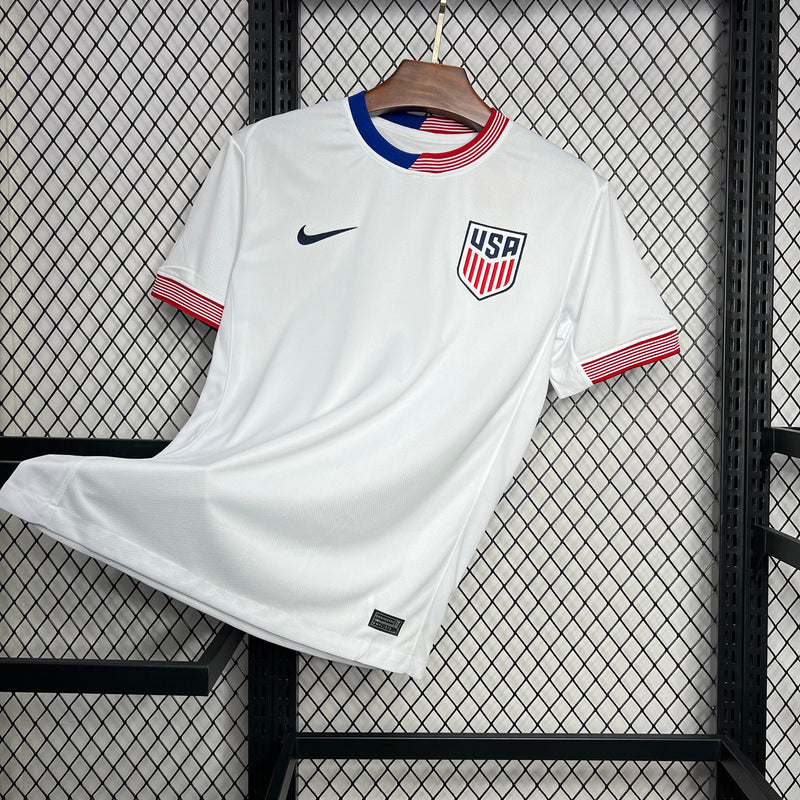 Camisa EUA Titular 24/25 - Nike Torcedor Masculina - Branco