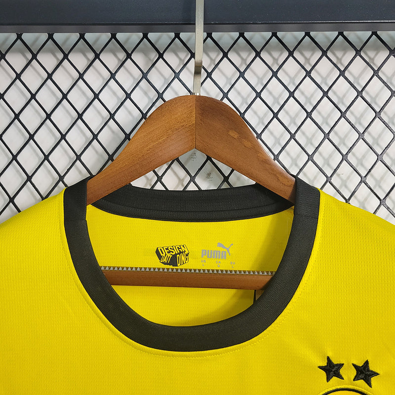 Camisa Borússia Dortmund Titular 23/24 - Puma Torcedor Manga Longa