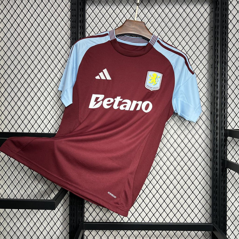 Camisa Aston Villa Home 24/24 Torcedor Masculina - Lançamento