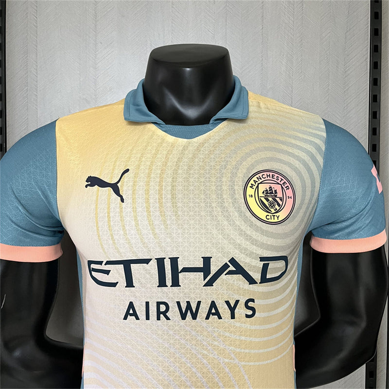 Camisa Manchester City 4º - 24/25 - Puma Versão Jogador - Lançamento