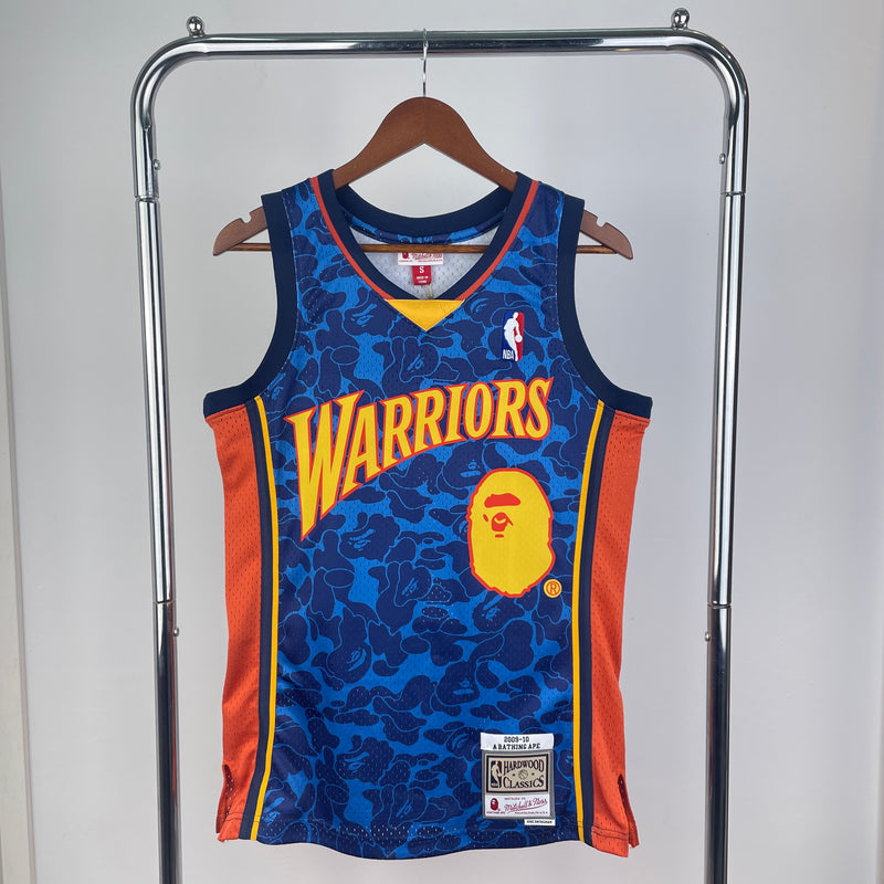 Camisa NBA Golden State Warriors
 09/10 Mitchell & Ness x BAPE retrô