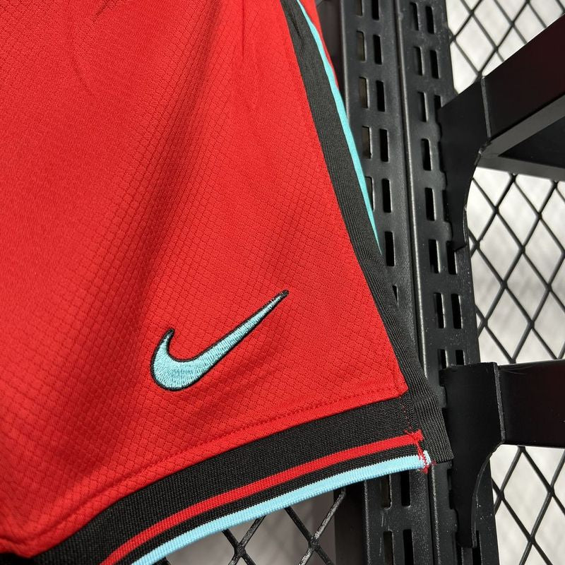 Calção Seleção Korea titular 24/25 - Nike - Vermelho