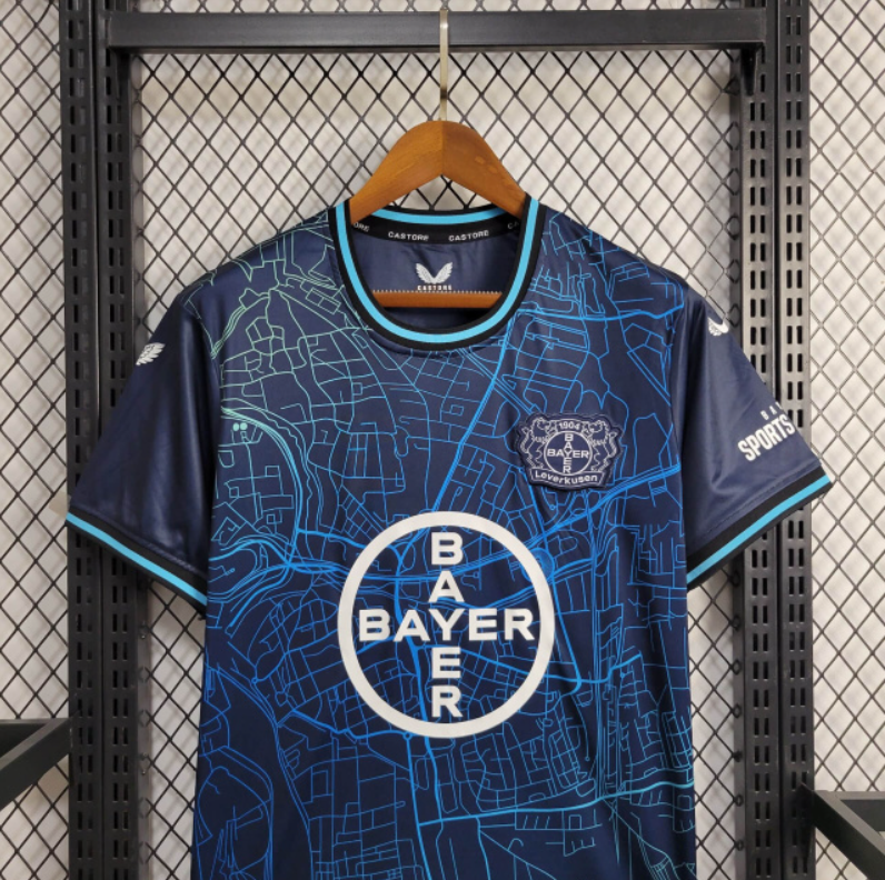 Camisa Leverkusen Away 24/25  - Versão Torcedor Masculino - Lançamento