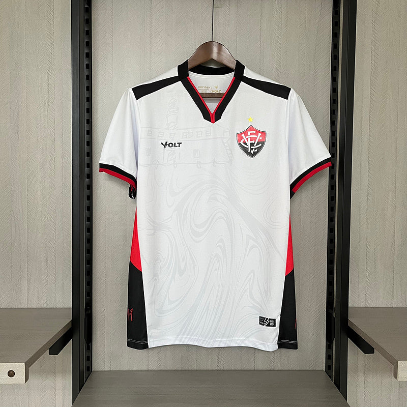 Camisa Vitória Titular 24/25 - Volt - Torcedor Masculina - Branca