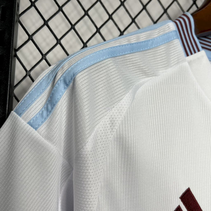 Camisa Aston Villa Away 24/25 Castore Torcedor Masculino - Lançamento