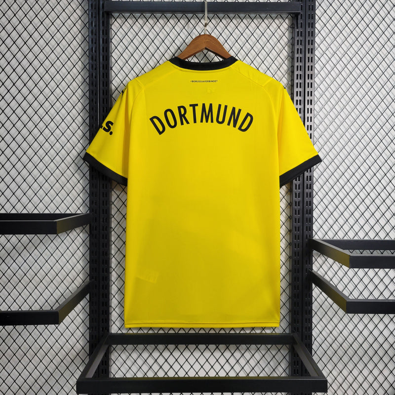 Camisa Borussia Dortmund Home 23/24 - Puma Torcedor Masculina