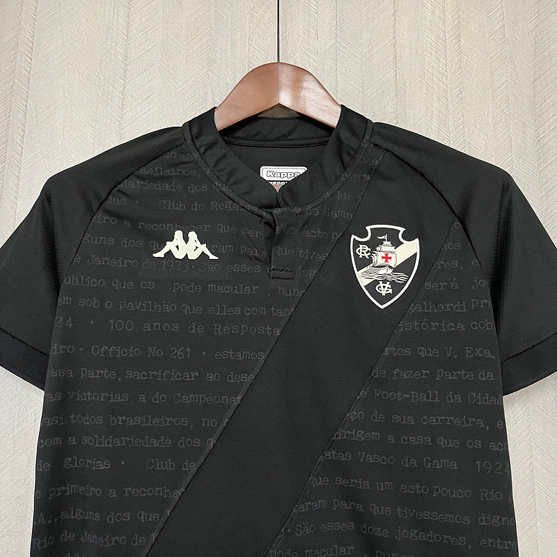 Camisa Vasco Edição Especial Balck 24/25 Kappa Feminina - Lançamento