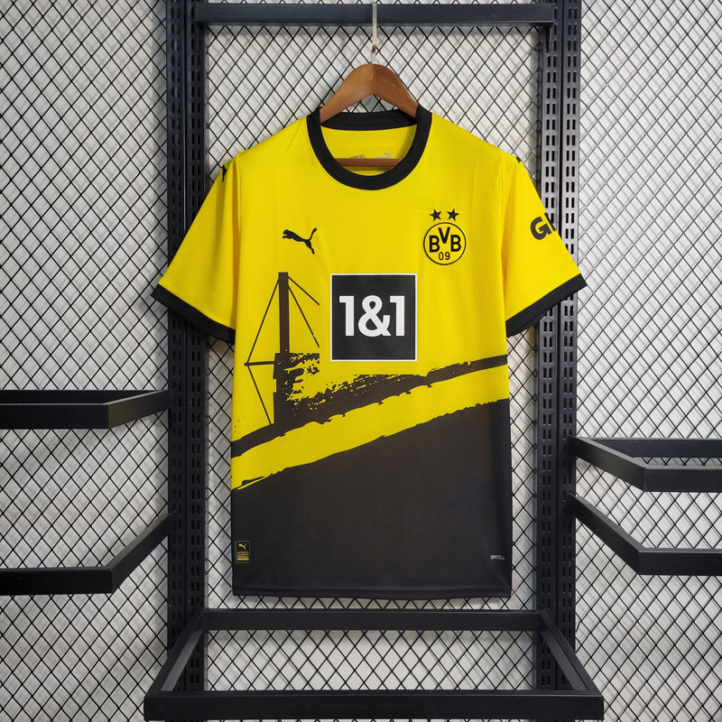 Camisa Borussia Dortmund Home 23/24 - Puma Torcedor Masculina