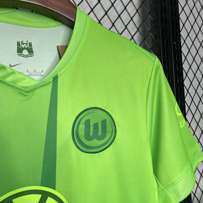 Camisa Wolfsburg home 24/25 - Versão  Torcedor Masculina - Verde