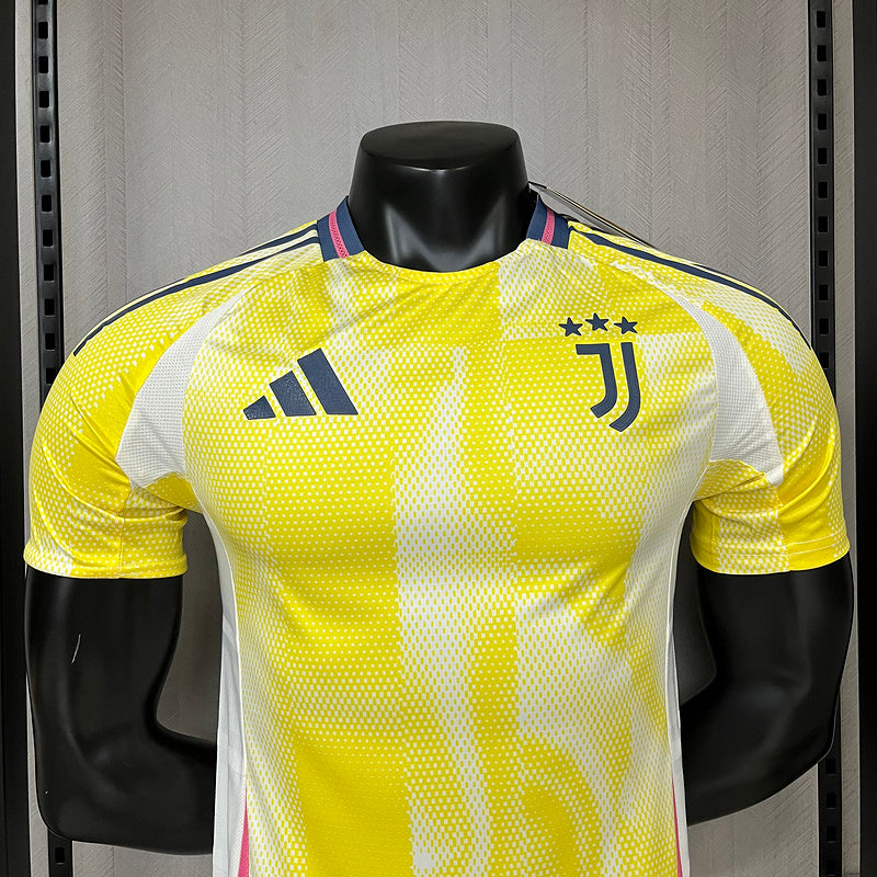 Camisa Juventus Away - 24/25 - Versão Jogador - Amarelo