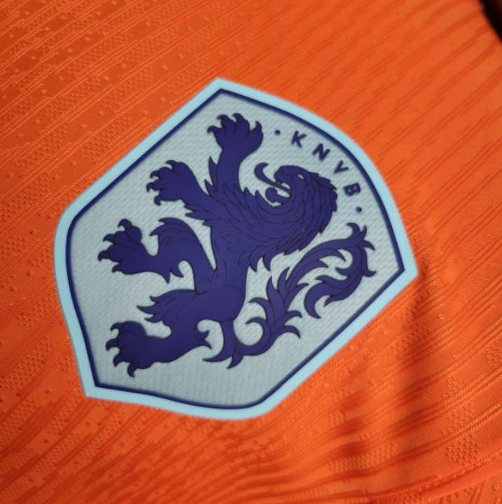 Camisa Holanda Titular - 24/25 - Versão Jogador - Laranja