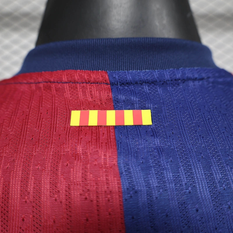 Camisa Barcelona Home 24/25 - Nike Versão Jogador Manga Longa - Lançamento