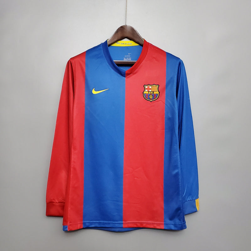 Camisa Barcelona Titular 06/07 - Versão Retro Manga Comprida